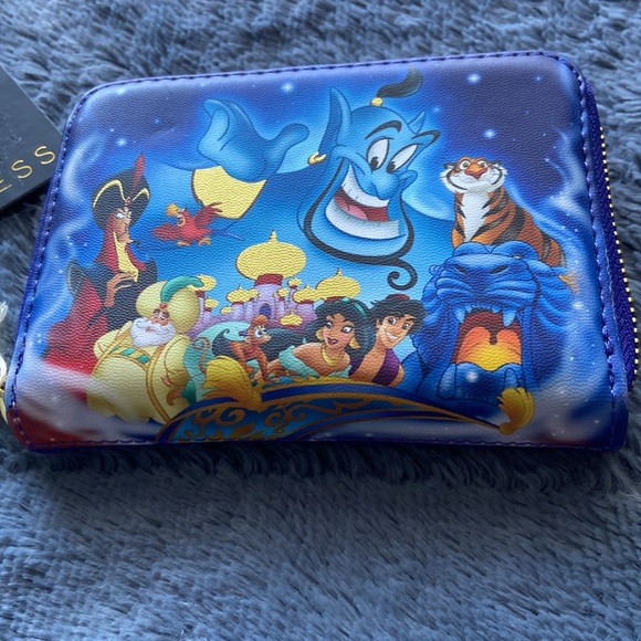 Loungefly Disney Aladdin 30th anniversary zip around wallet NWT - Picture 4 of 8